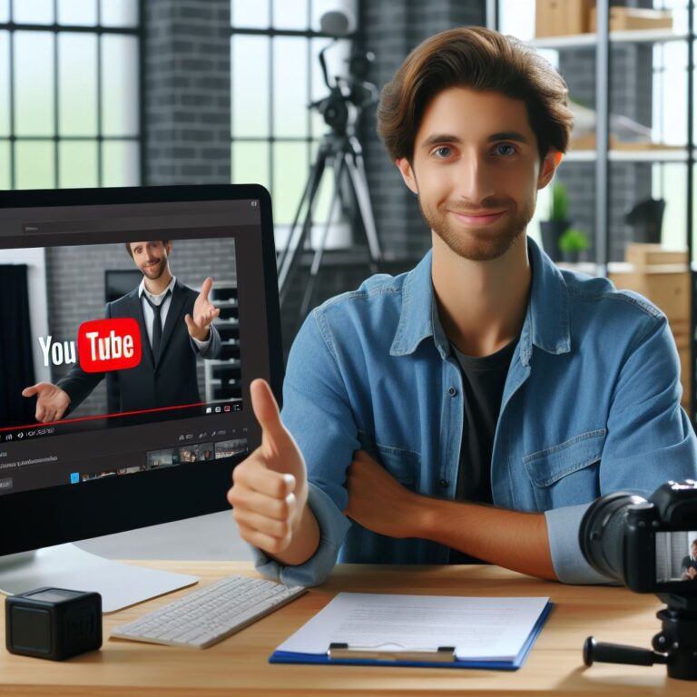 InVideo logo with YouTube icon